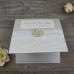 Lace Wedding Invitation Card Foil Printing Customized Modern Invitation Card 